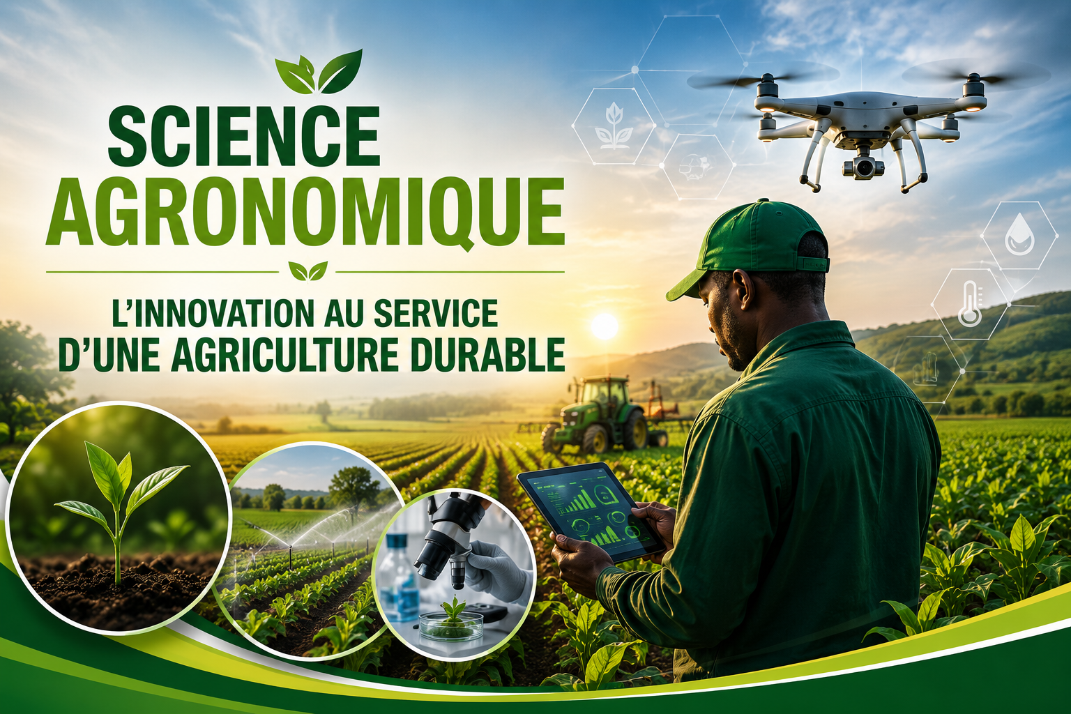 Couverture de Science agronomique et agriculture durable